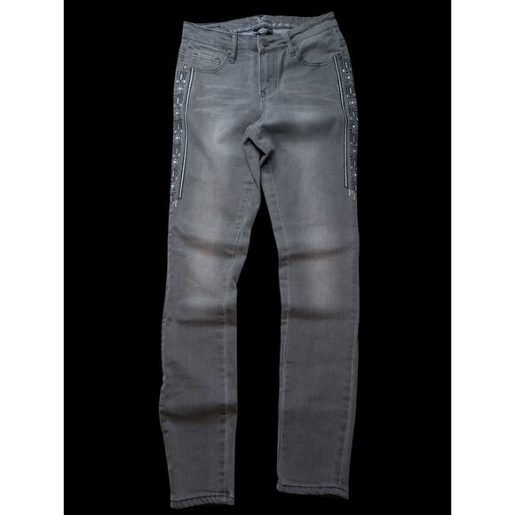 Versace 19V69 Gray Women 25/0 Skinny Ankle Designer Abbigliamento Sportivo - Picture 2 of 8